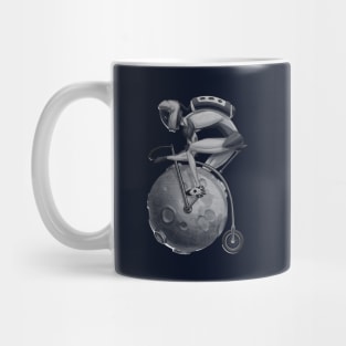 Astronaut Riding a Bike Mug